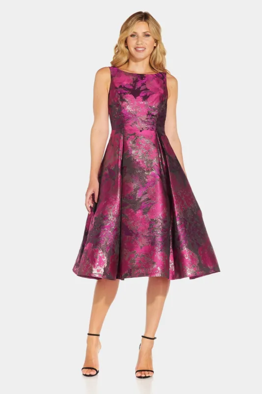 Jacquard Tea Length Dress sold by Lord & Taylor