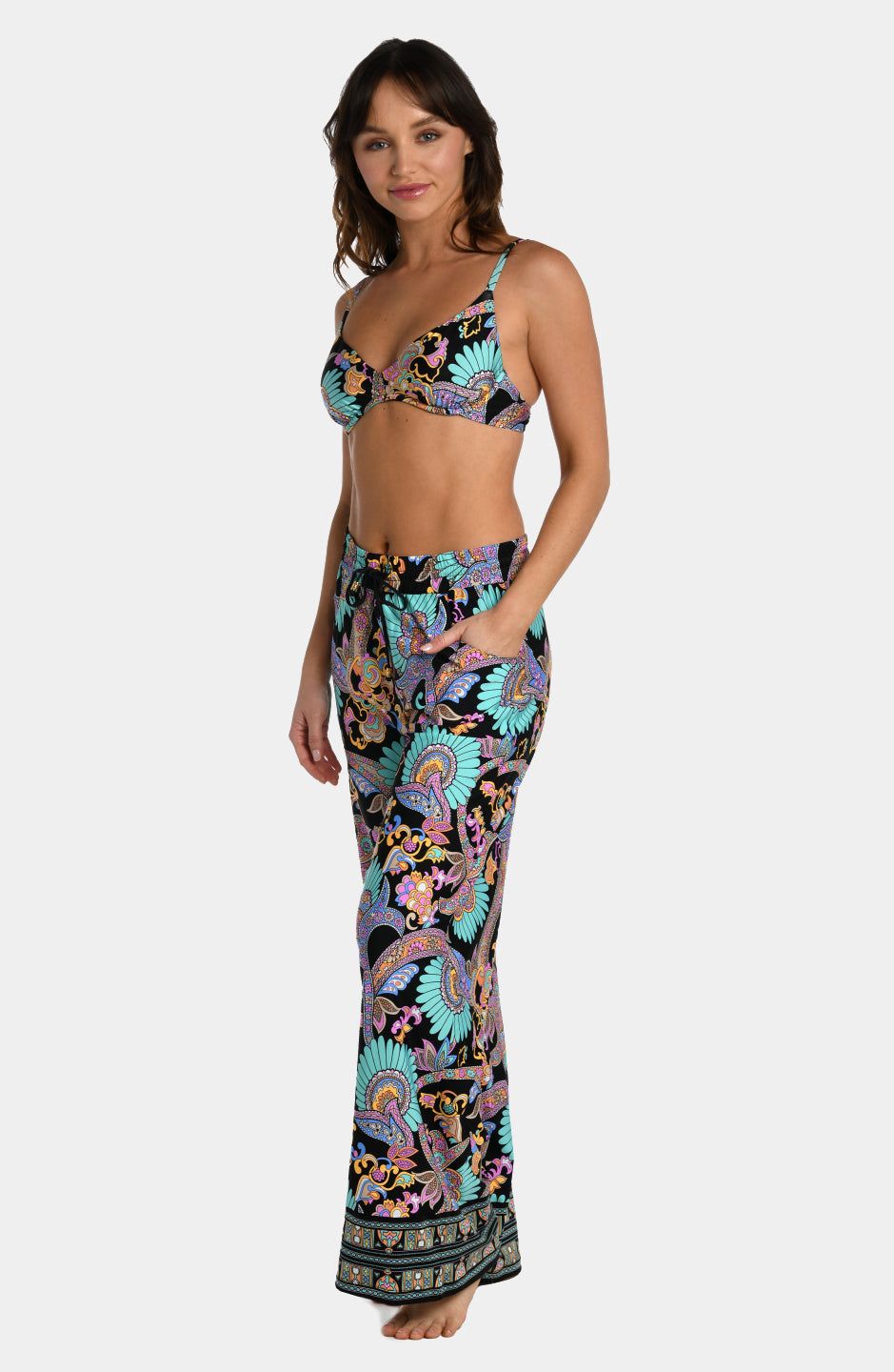 Paisley Wide Leg Pants sold by Lord & Taylor product image thumbnail 3