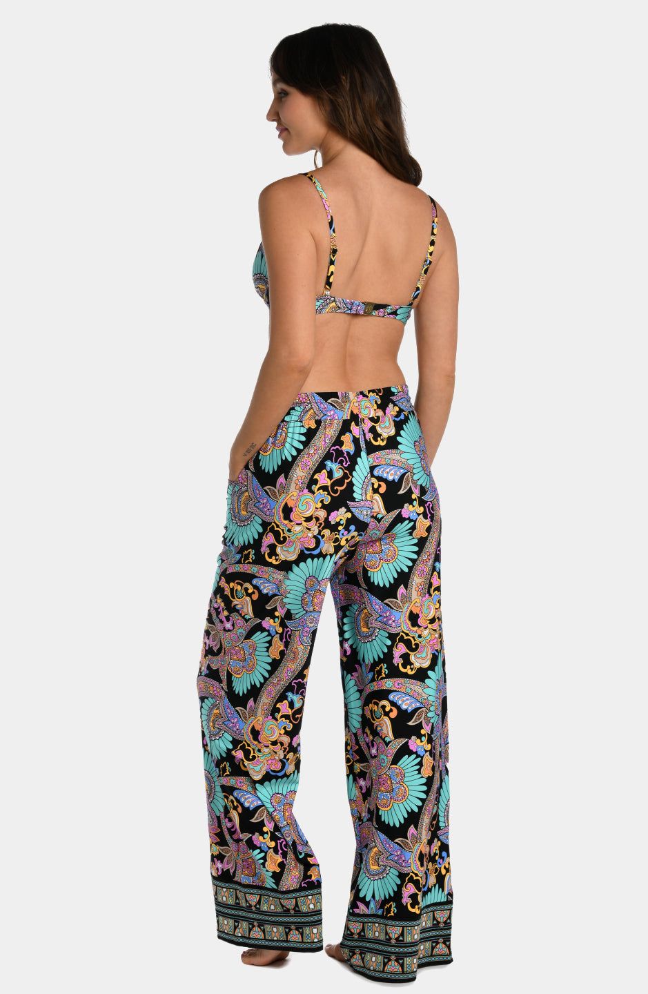 Paisley Wide Leg Pants sold by Lord & Taylor