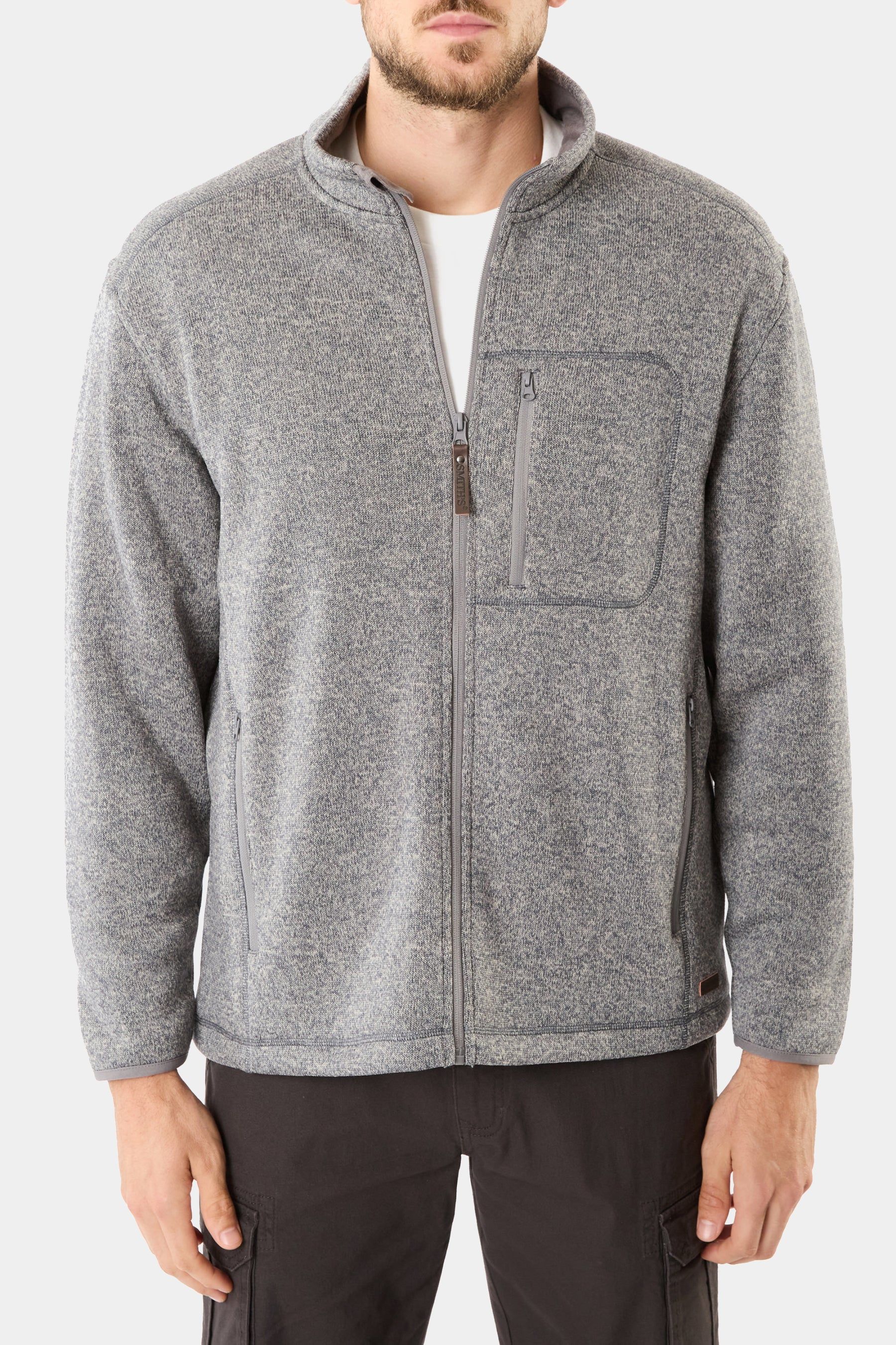 Sherpa-Lined Fleece Full Zip Jacket sold by Lord & Taylor