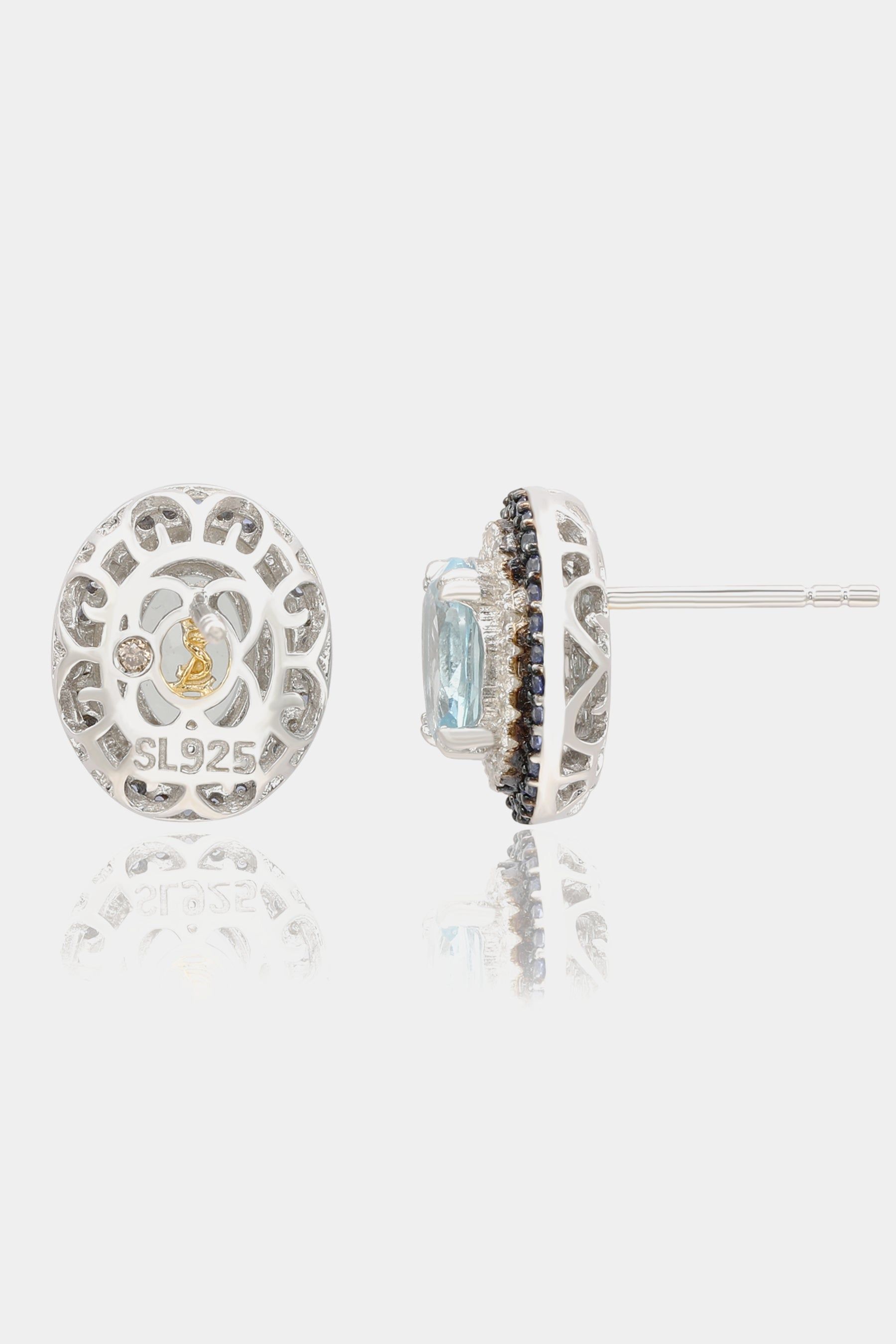 Topaz Oval Cut Earrings sold by Lord & Taylor product image thumbnail 3