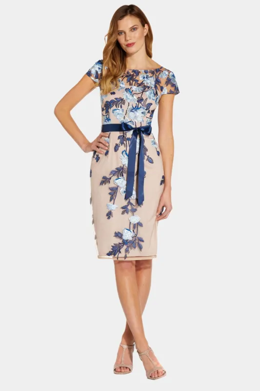 Embroidered Sheath Dress sold by Lord & Taylor