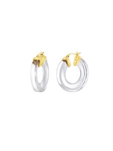 Chunky V-Hoop Earrings sold by Lord & Taylor