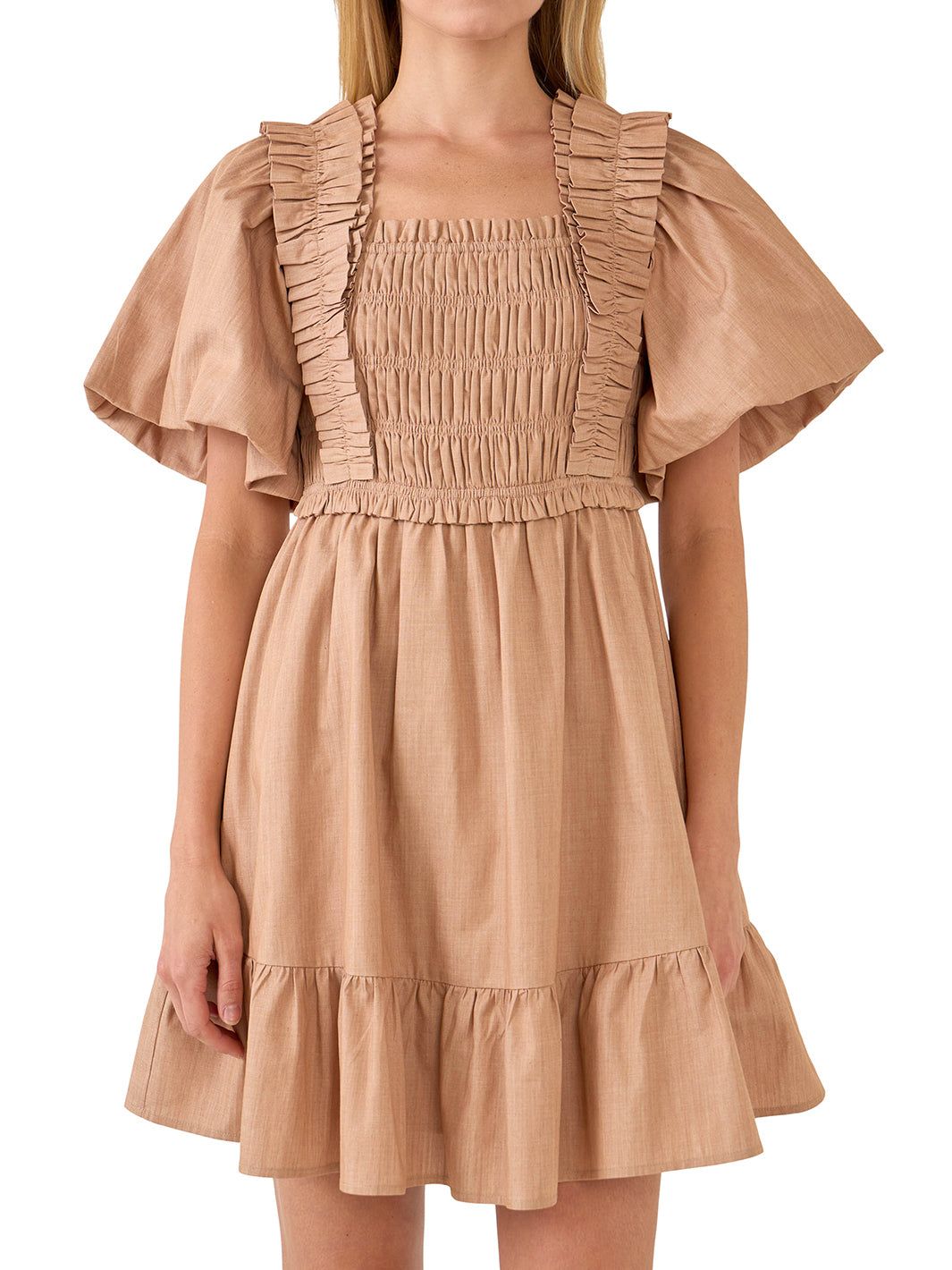 Puff Sleeves Mini Dress sold by Lord & Taylor product image thumbnail 5