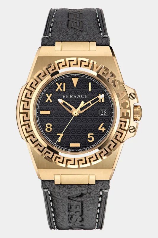 Greca Reaction Leather Watch sold by Lord & Taylor