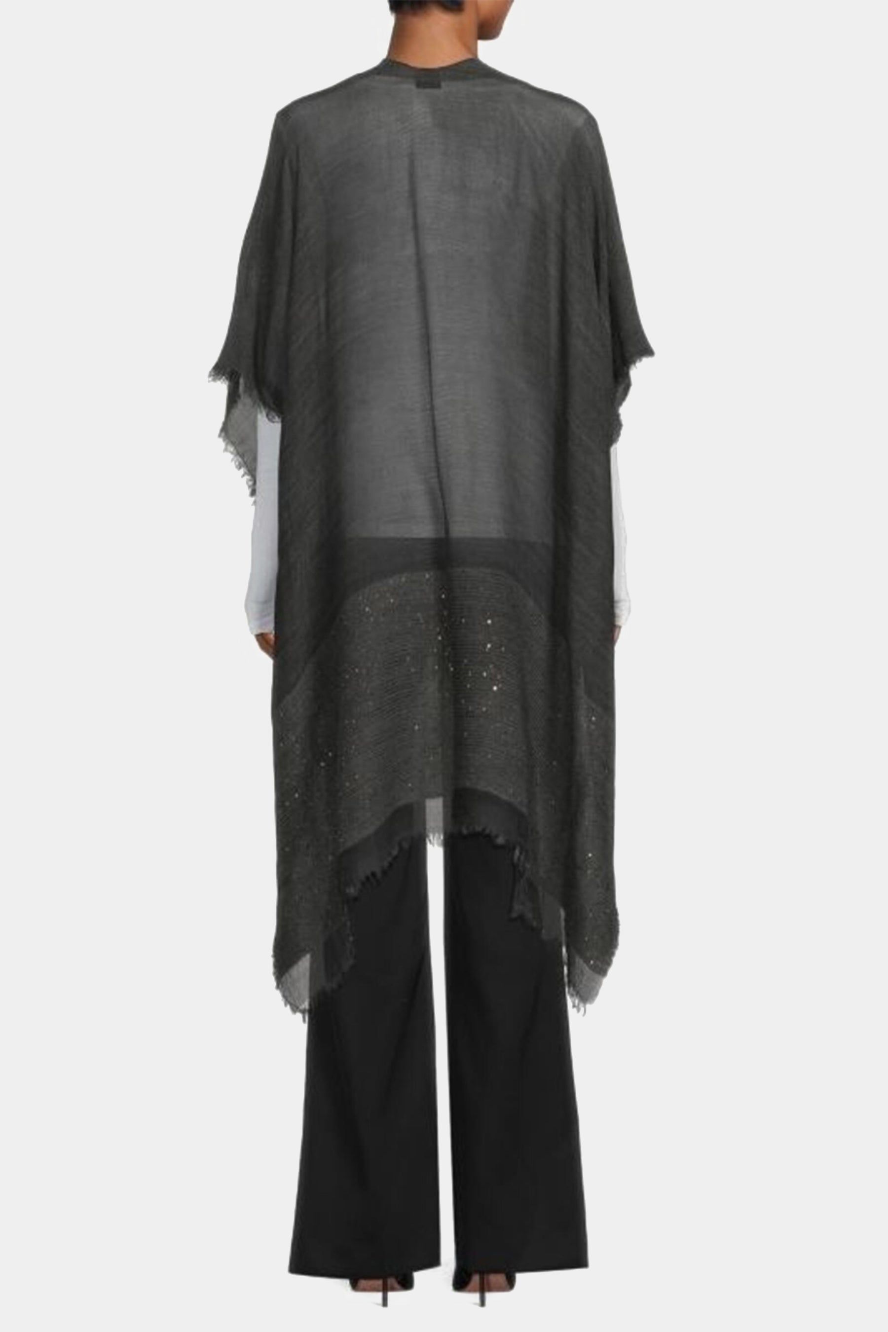 Shimmer Lightweight Ruana sold by Lord & Taylor product image thumbnail 3