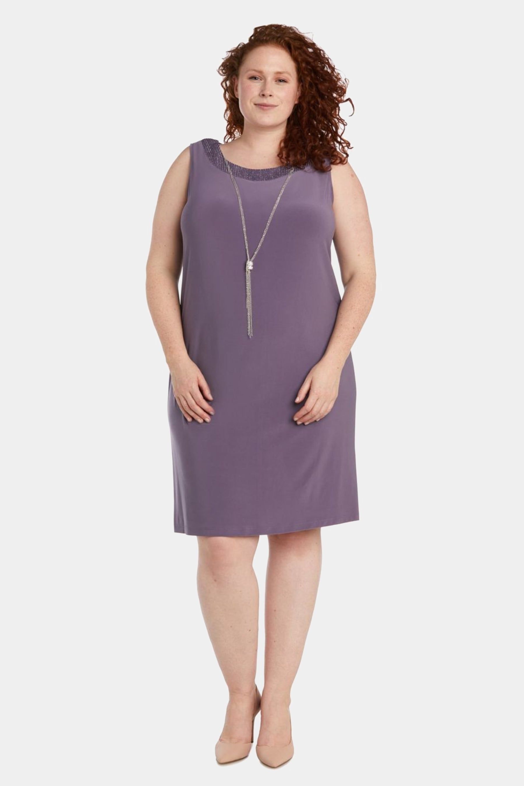 Two-Piece Sleeveless Dress and Metallic Detailed Jacket Set sold by Lord & Taylor product image thumbnail 18