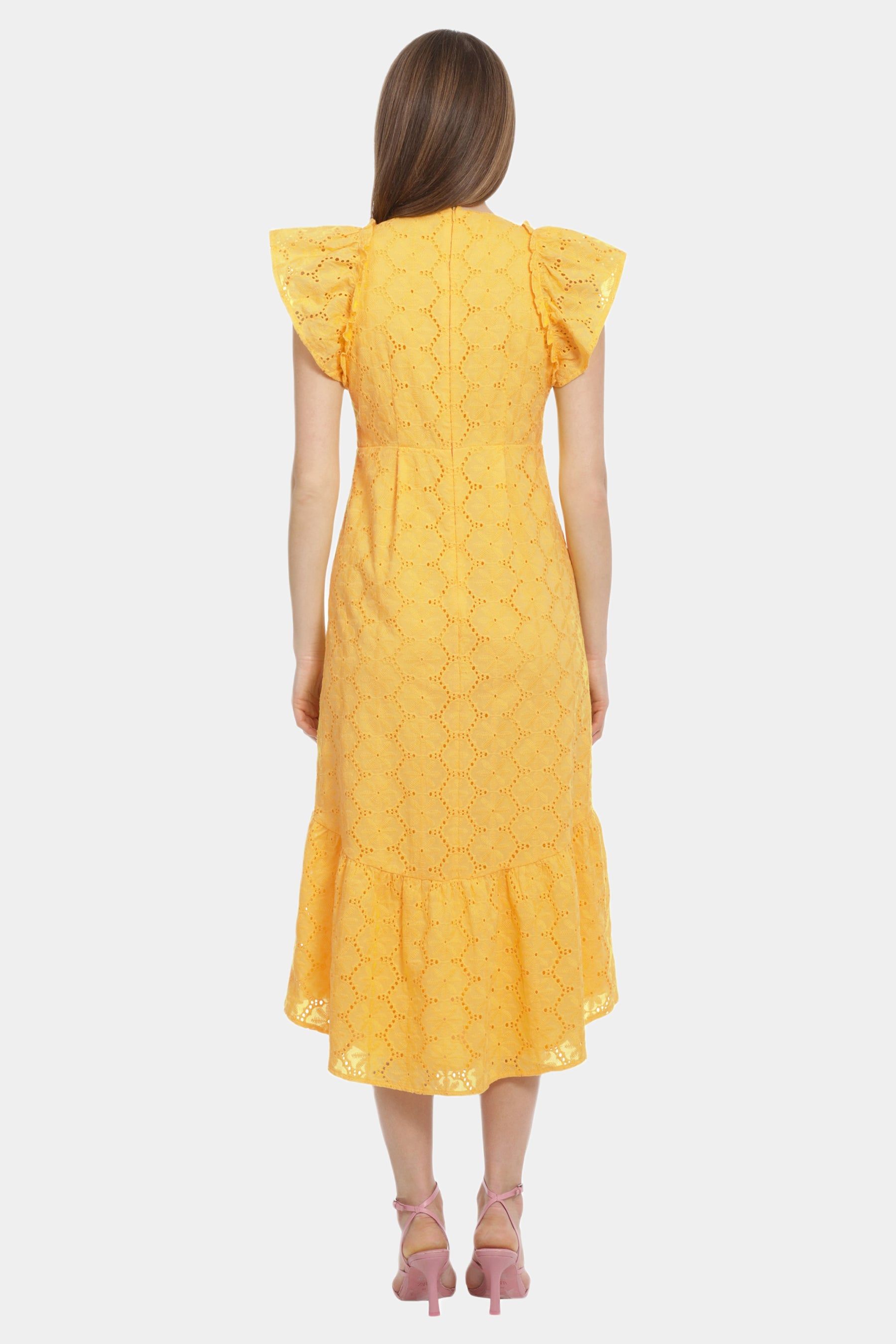 Floral Eyelet Midi Dress sold by Lord & Taylor product image thumbnail 3