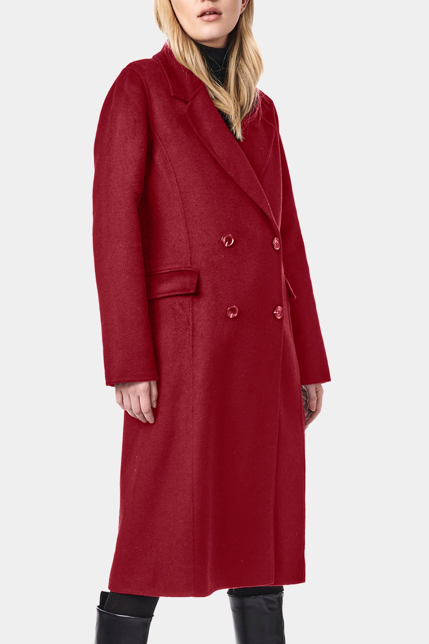 Classic Long Double Breasted Wool Coat sold by Lord & Taylor product image thumbnail 9
