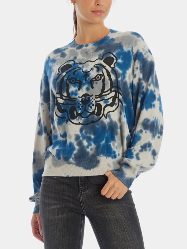 Tie Dye Tiger Sweater sold by Lord & Taylor