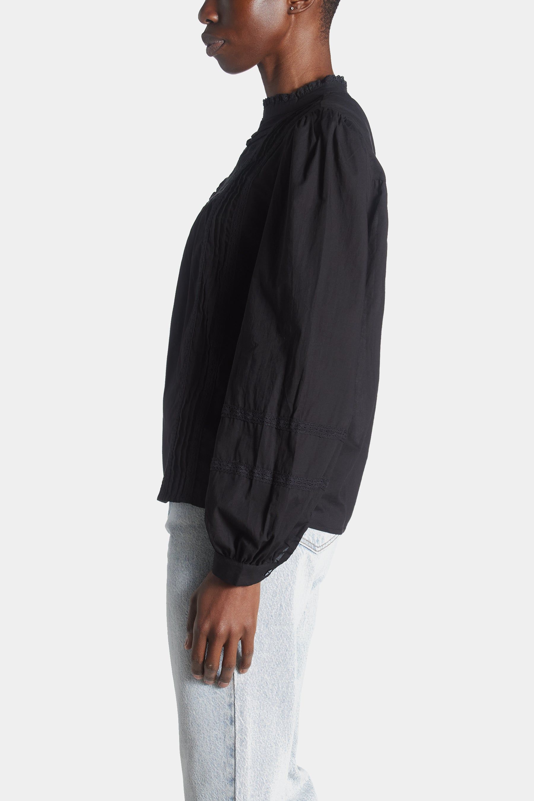 High Neck Embroidered Top sold by Lord & Taylor product image thumbnail 5