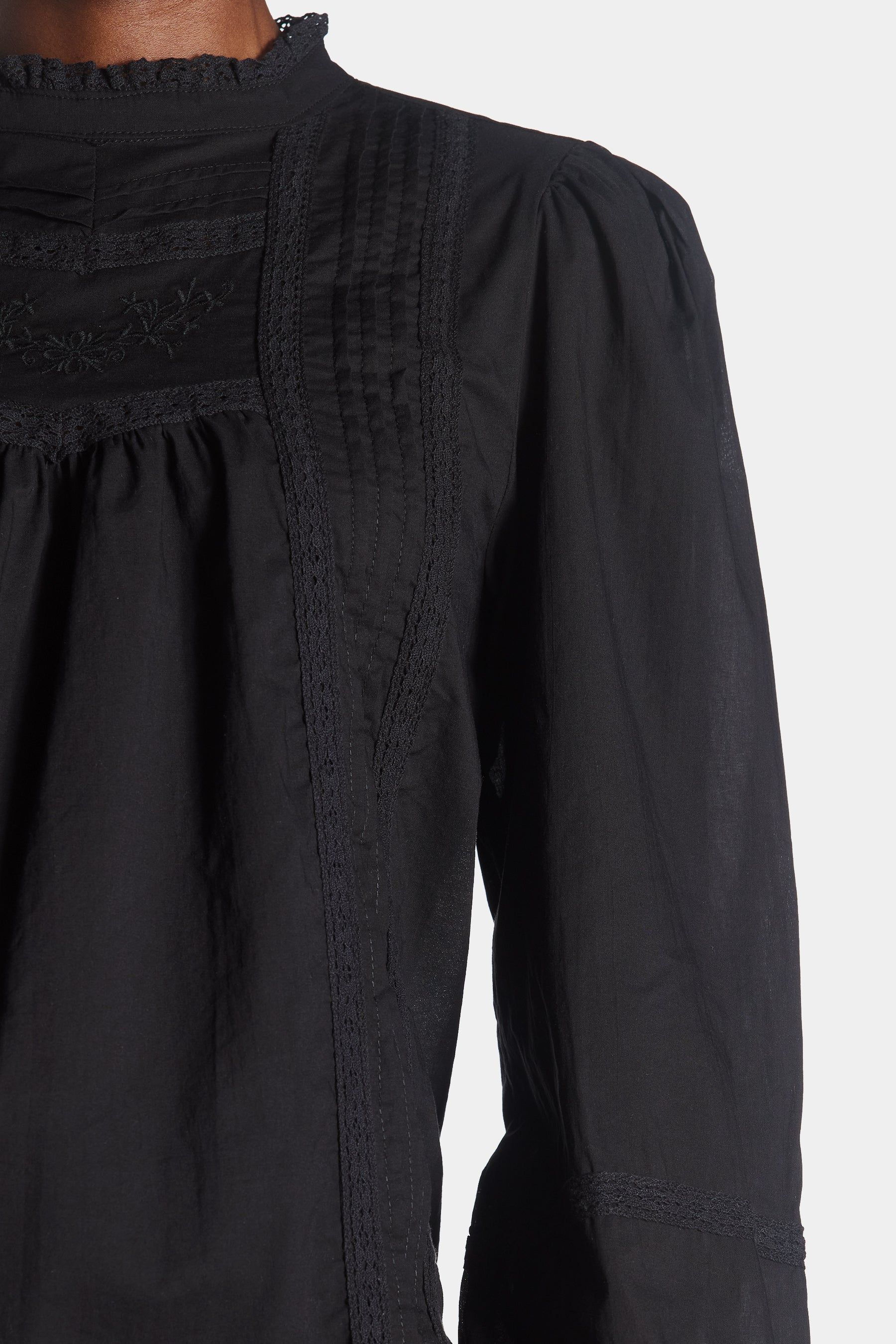 High Neck Embroidered Top sold by Lord & Taylor product image thumbnail 9