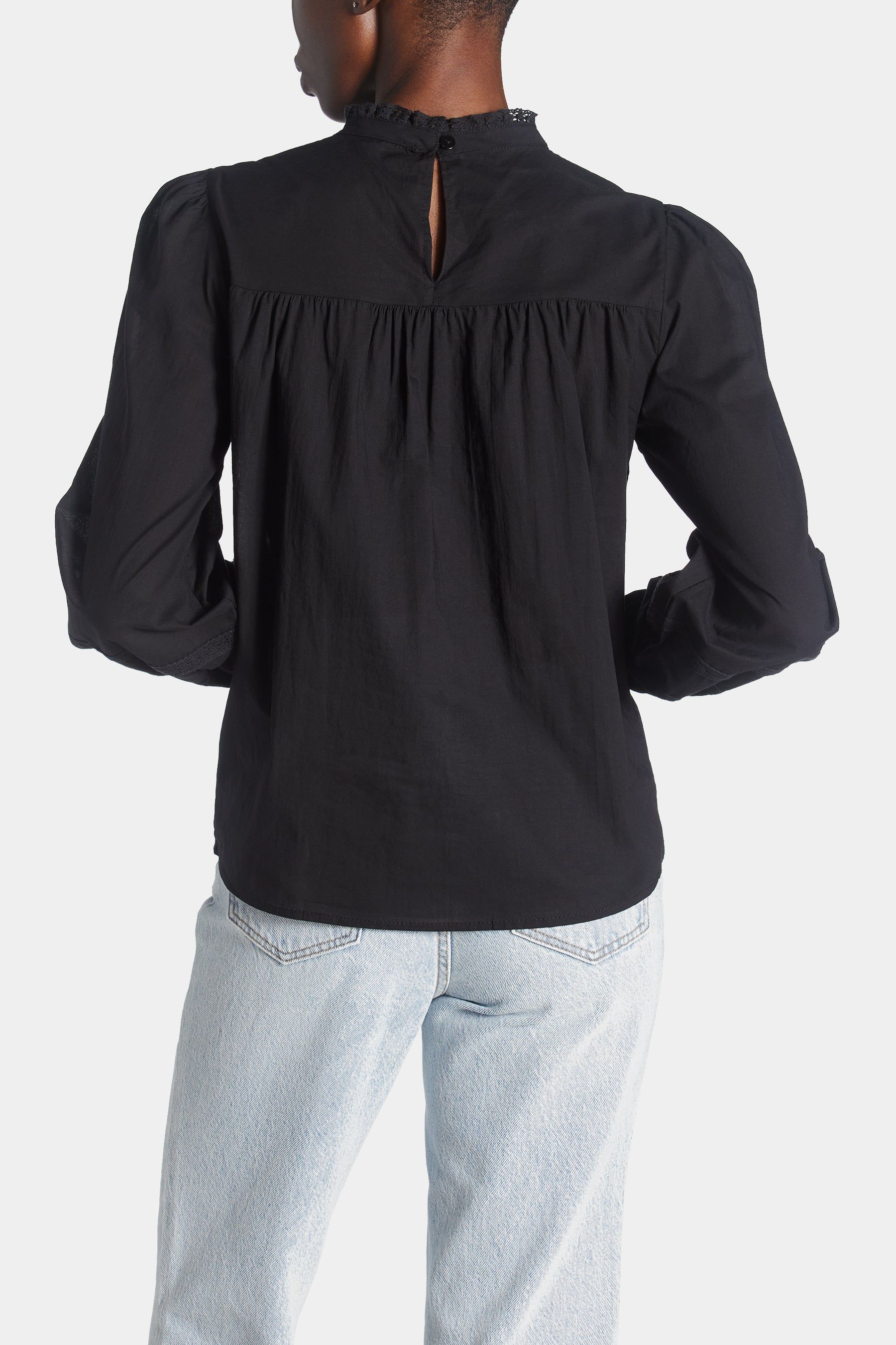 High Neck Embroidered Top sold by Lord & Taylor product image thumbnail 6