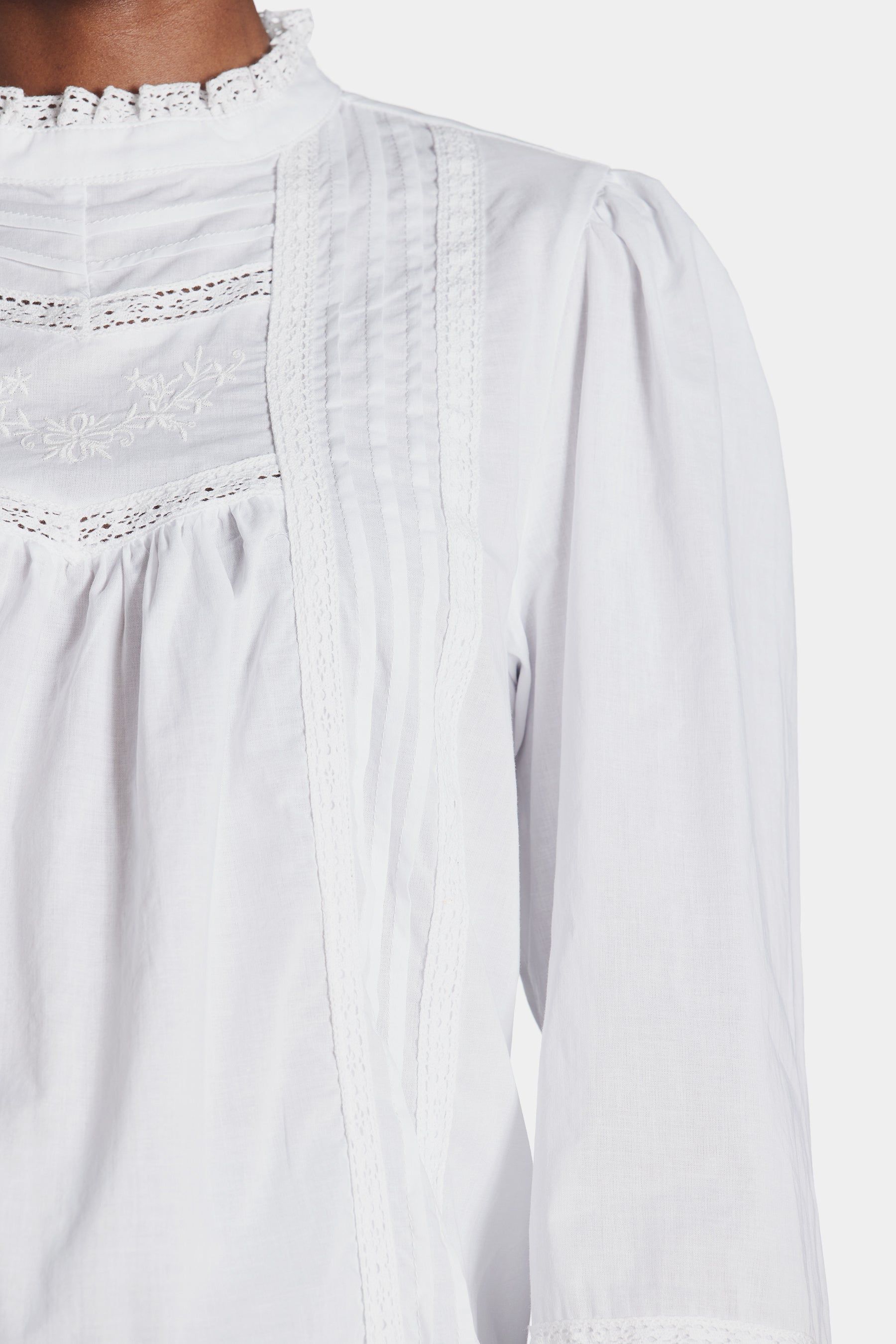 High Neck Embroidered Top sold by Lord & Taylor product image thumbnail 10