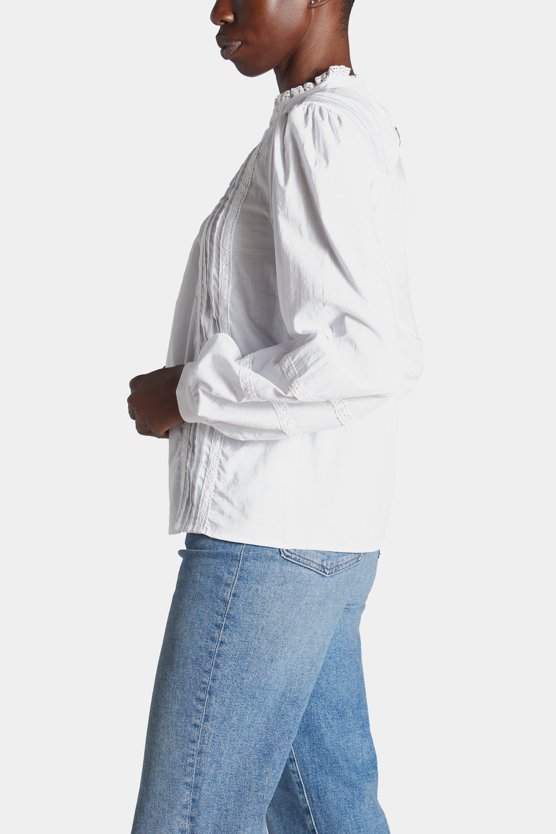 High Neck Embroidered Top sold by Lord & Taylor product image thumbnail 7