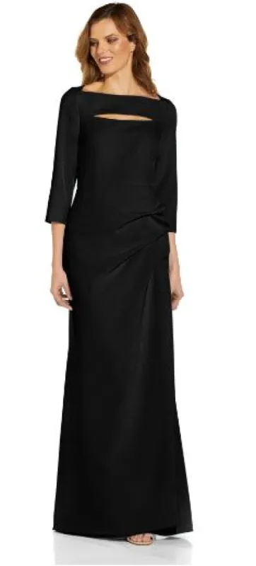 Split Neck Crepe Gown sold by Lord & Taylor