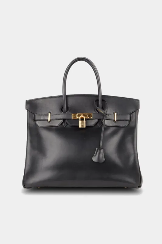 Birkin Ghw 35 Box Calf Bag sold by Lord & Taylor