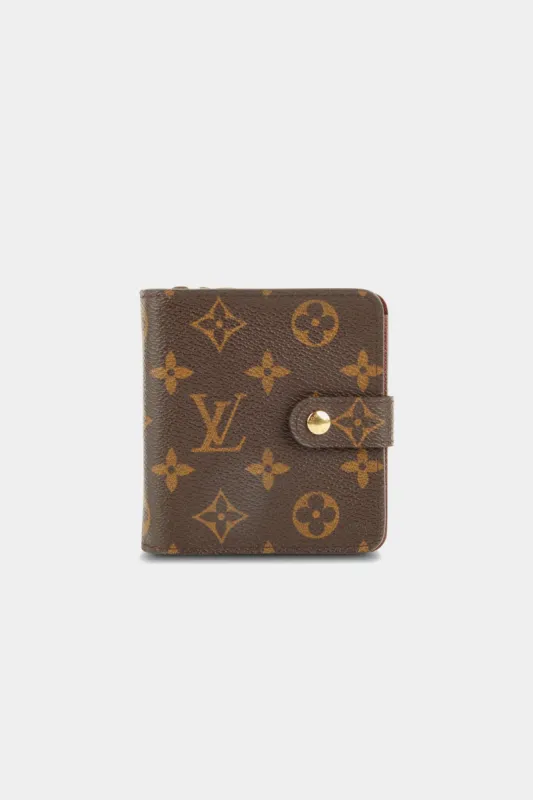 Compact Zip Monogram Wallet sold by Lord & Taylor