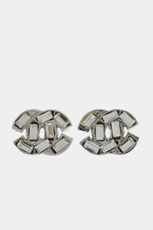 CC Logo Rhinestone Earrings sold by Lord & Taylor
