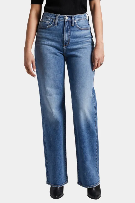 Highly Desirable High Rise Trouser Leg Jeans sold by Lord & Taylor