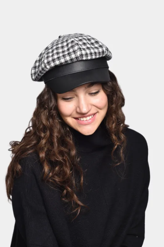 Mixed Media Paperboy Hat sold by Lord & Taylor