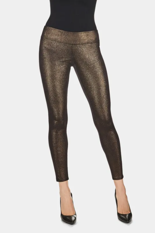 Metallic Sheen Shaping Leggings sold by Lord & Taylor