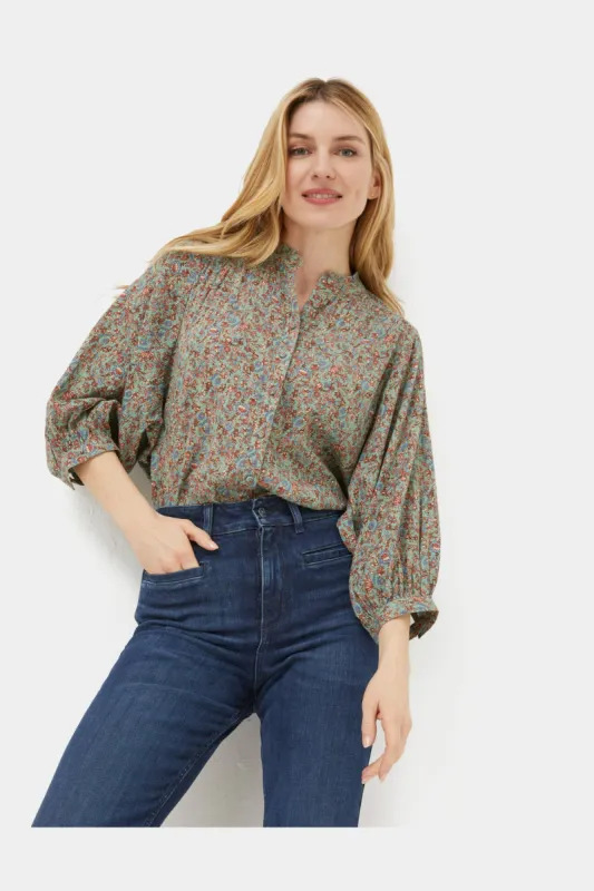 Evelyn Craft Floral Blouse sold by Lord & Taylor