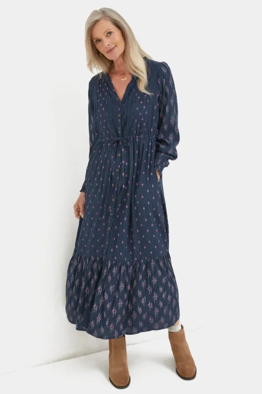 Jolene Ink Ditsy Maxi Dress sold by Lord & Taylor