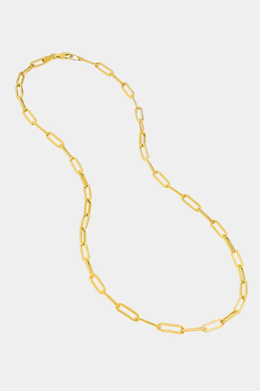 Hollow Paperclip Chain sold by Lord & Taylor