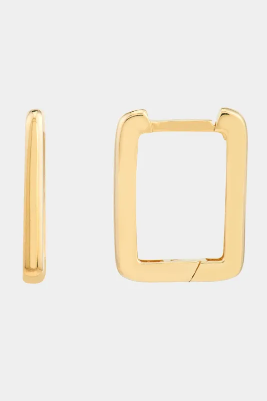 Square Frame Paper Clip Earrings sold by Lord & Taylor