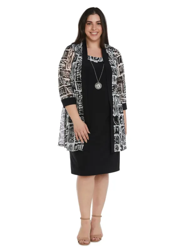 Two-Piece Printed Jacket and Dress Set sold by Lord & Taylor