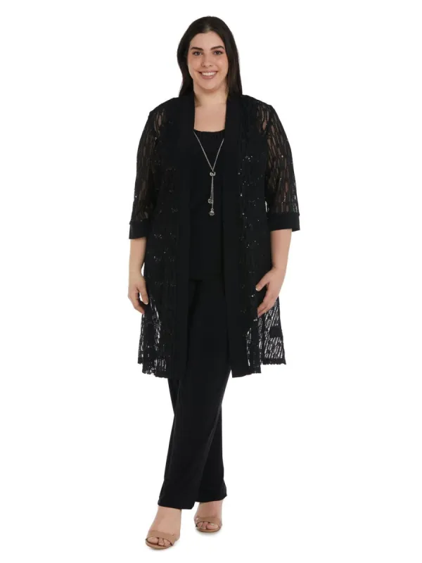 Three-Piece Duster and Pantsuit Set sold by Lord & Taylor