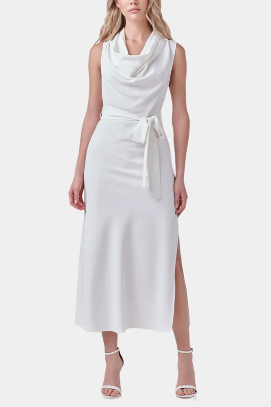 Flowy Neckline Long Dress sold by Lord & Taylor