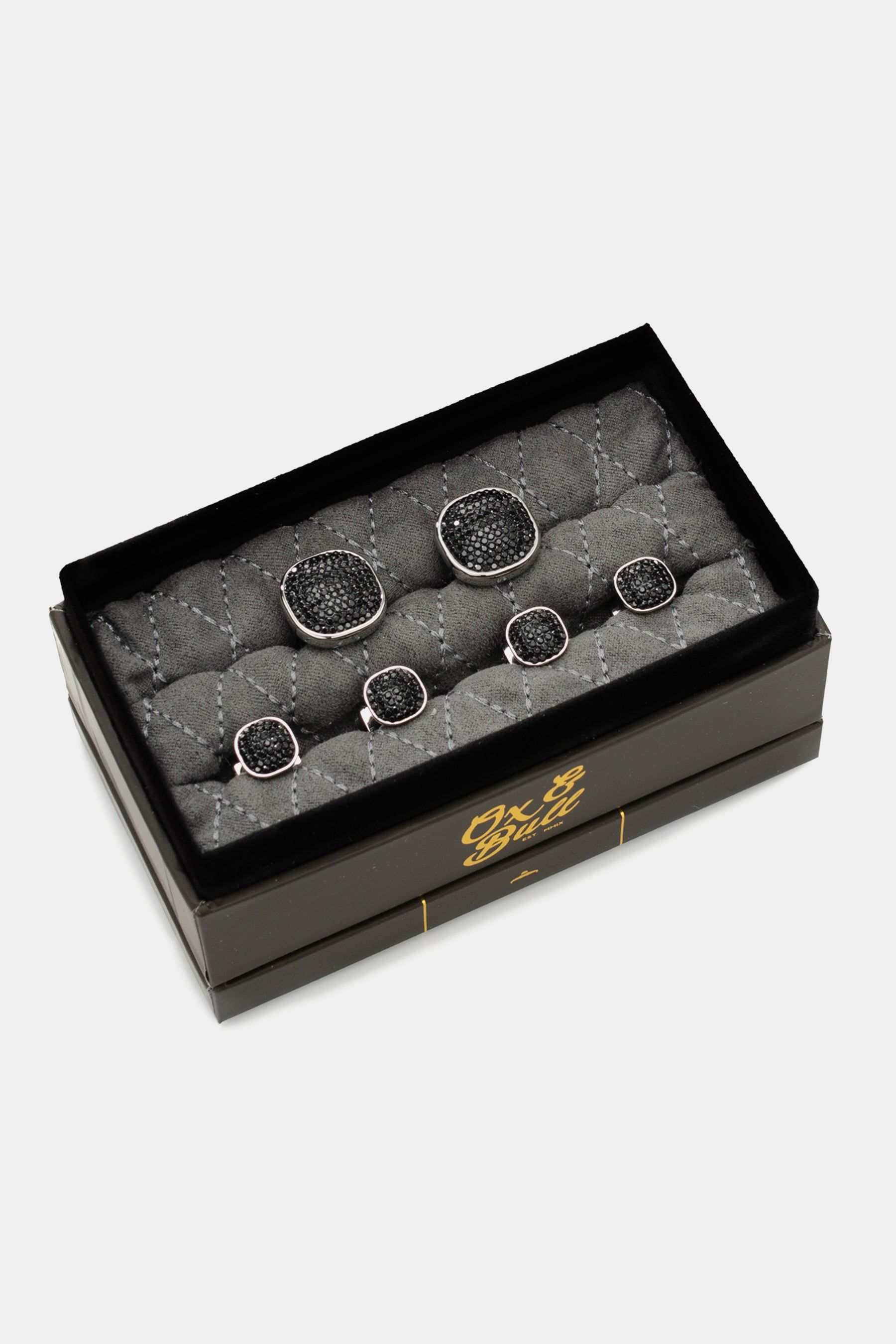 Stainless Steel Pave Crystal Stud Set sold by Lord & Taylor product image thumbnail 3