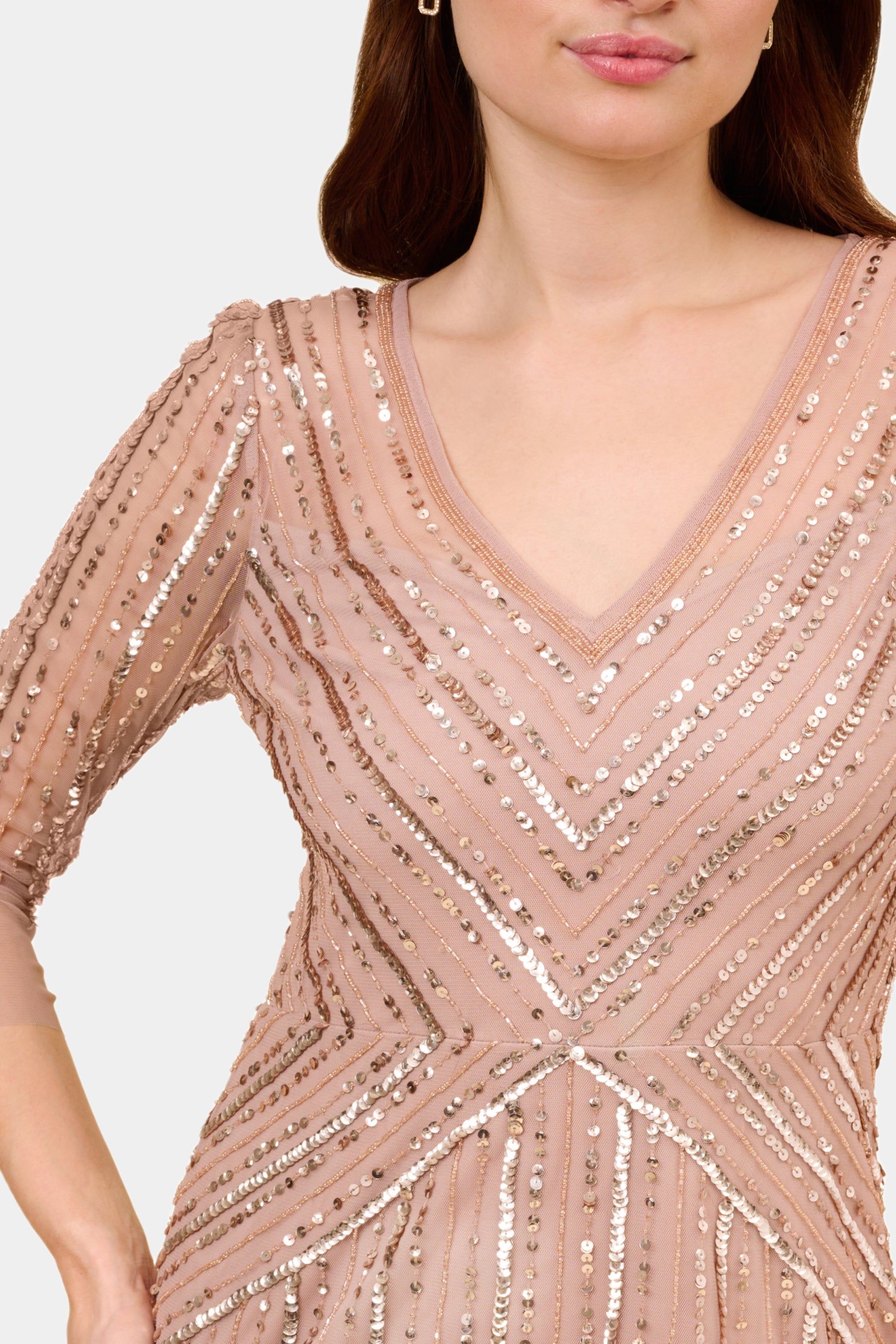 Short Sequin Embellished Cocktail Dress sold by Lord & Taylor product image thumbnail 3