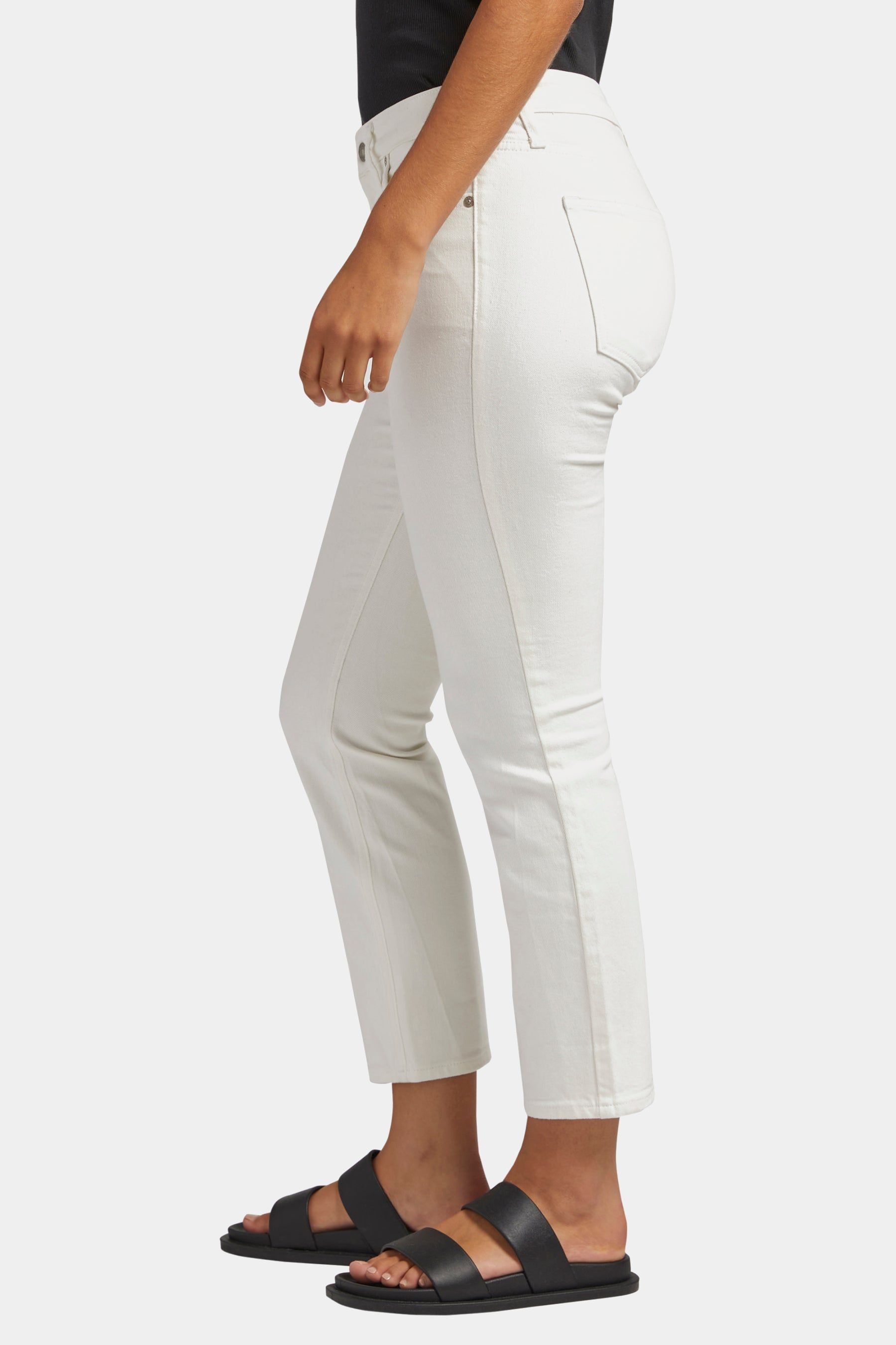 Mid-Rise Straight Ankle Length Jeans sold by Lord & Taylor product image thumbnail 3