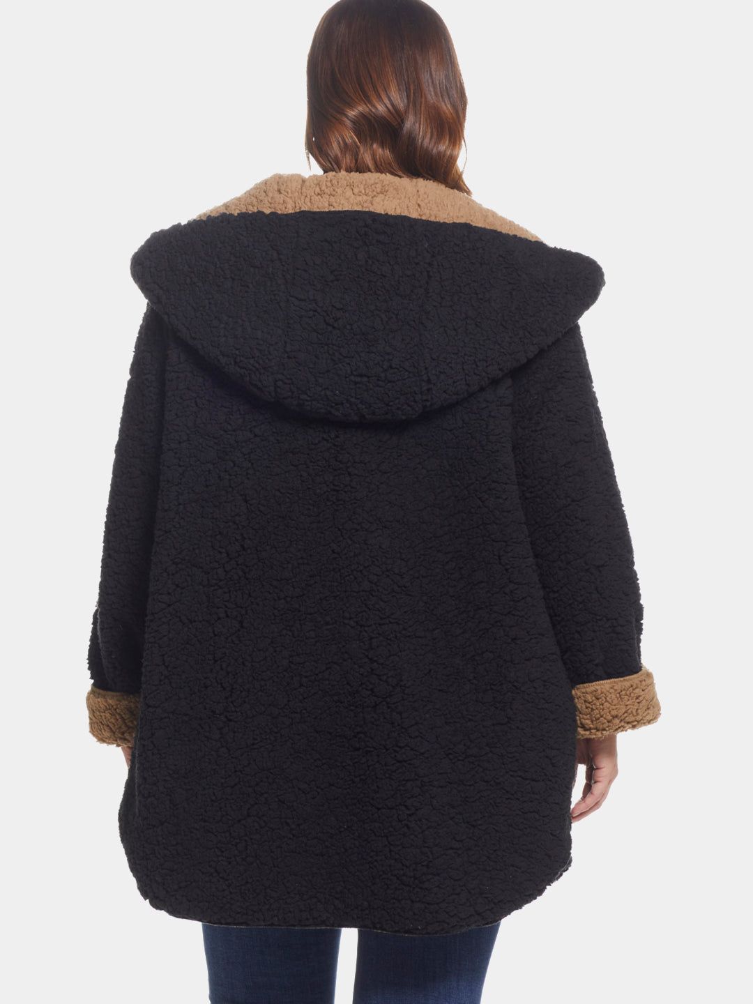 Reversible Sherpa Hoodie sold by Lord & Taylor product image thumbnail 2