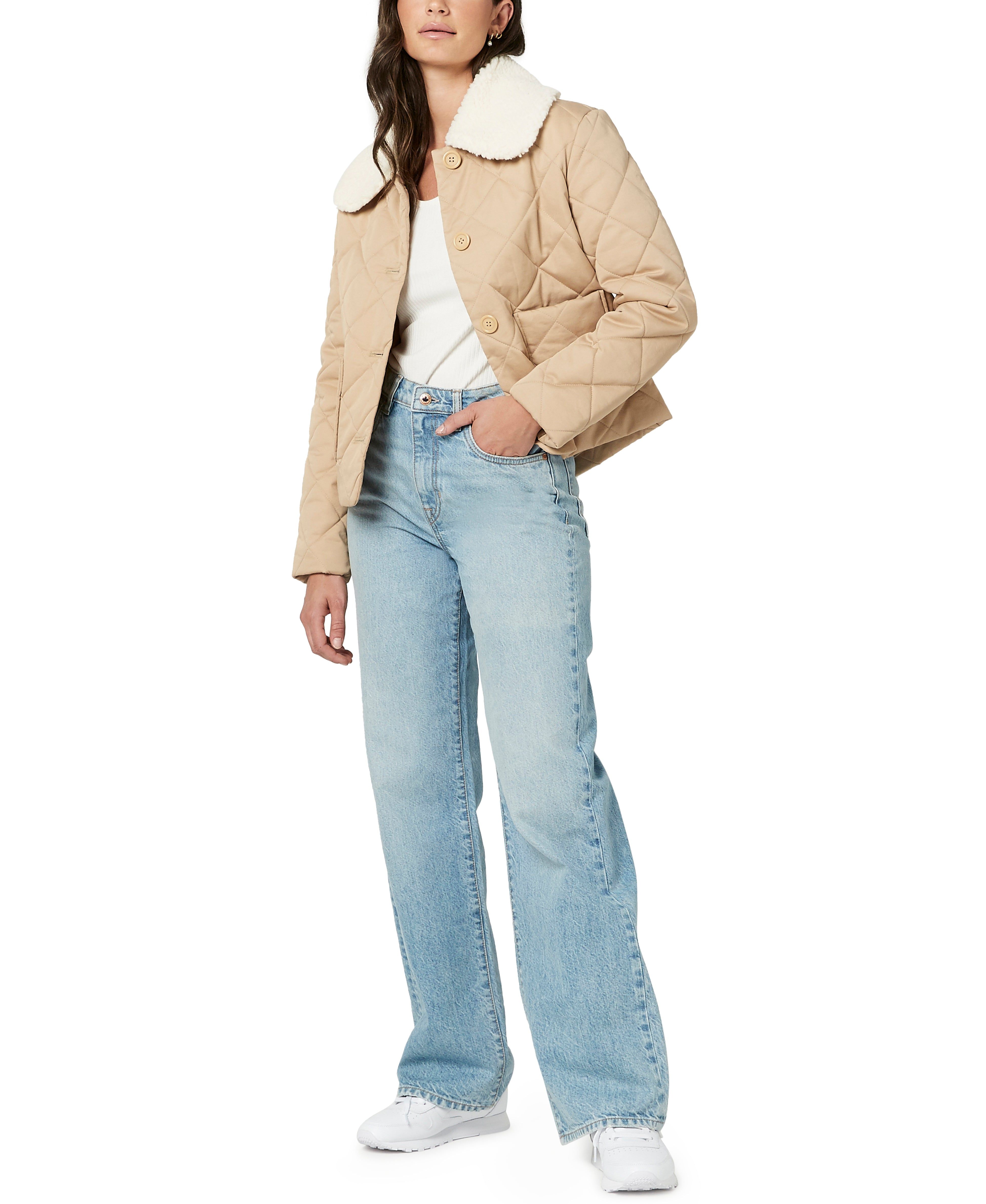 Clementine Quilted Jacket Sherpa Collar sold by Lord & Taylor product image thumbnail 6