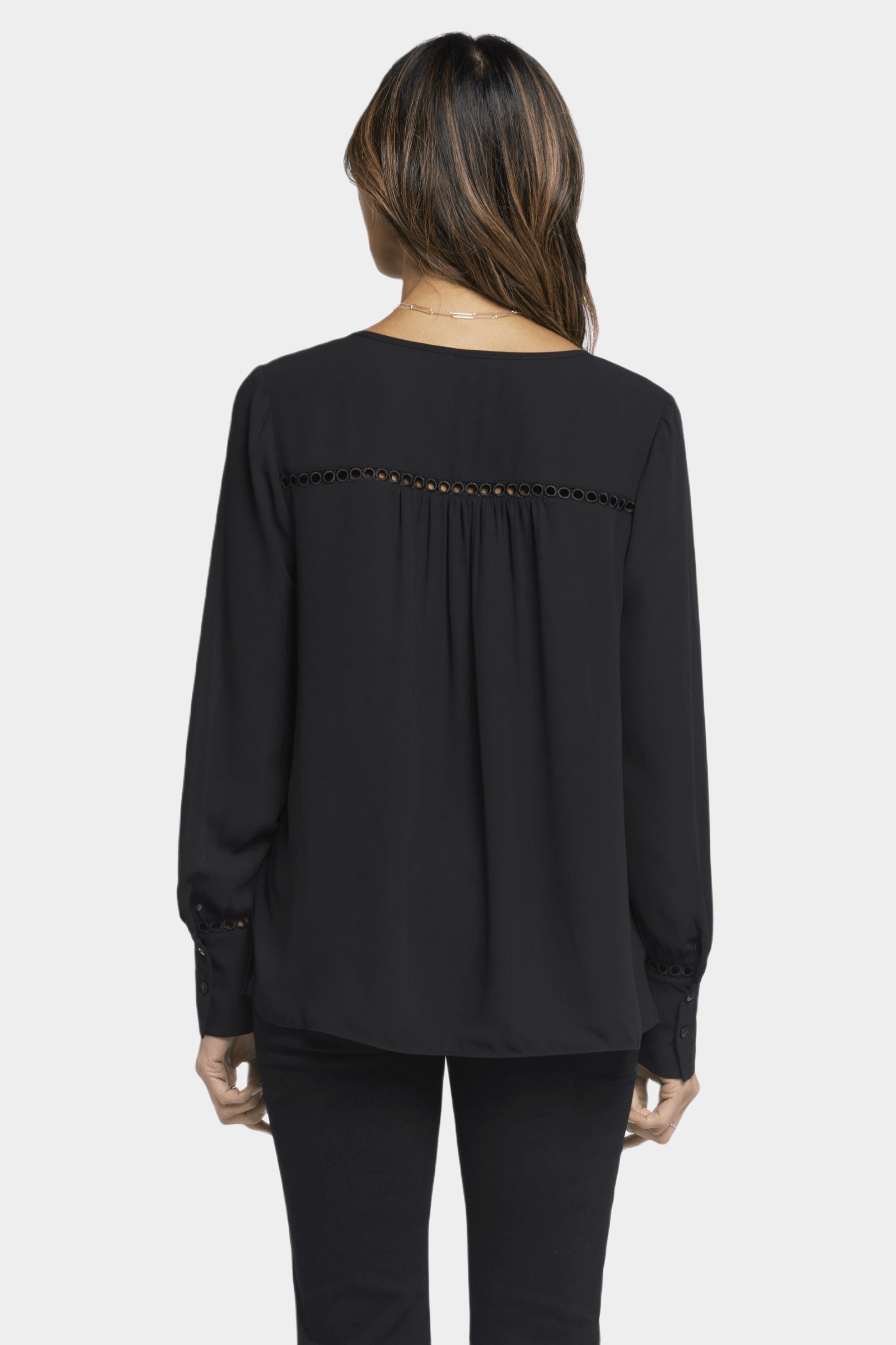 Liliana Lace Peasant Blouse sold by Lord & Taylor product image thumbnail 2