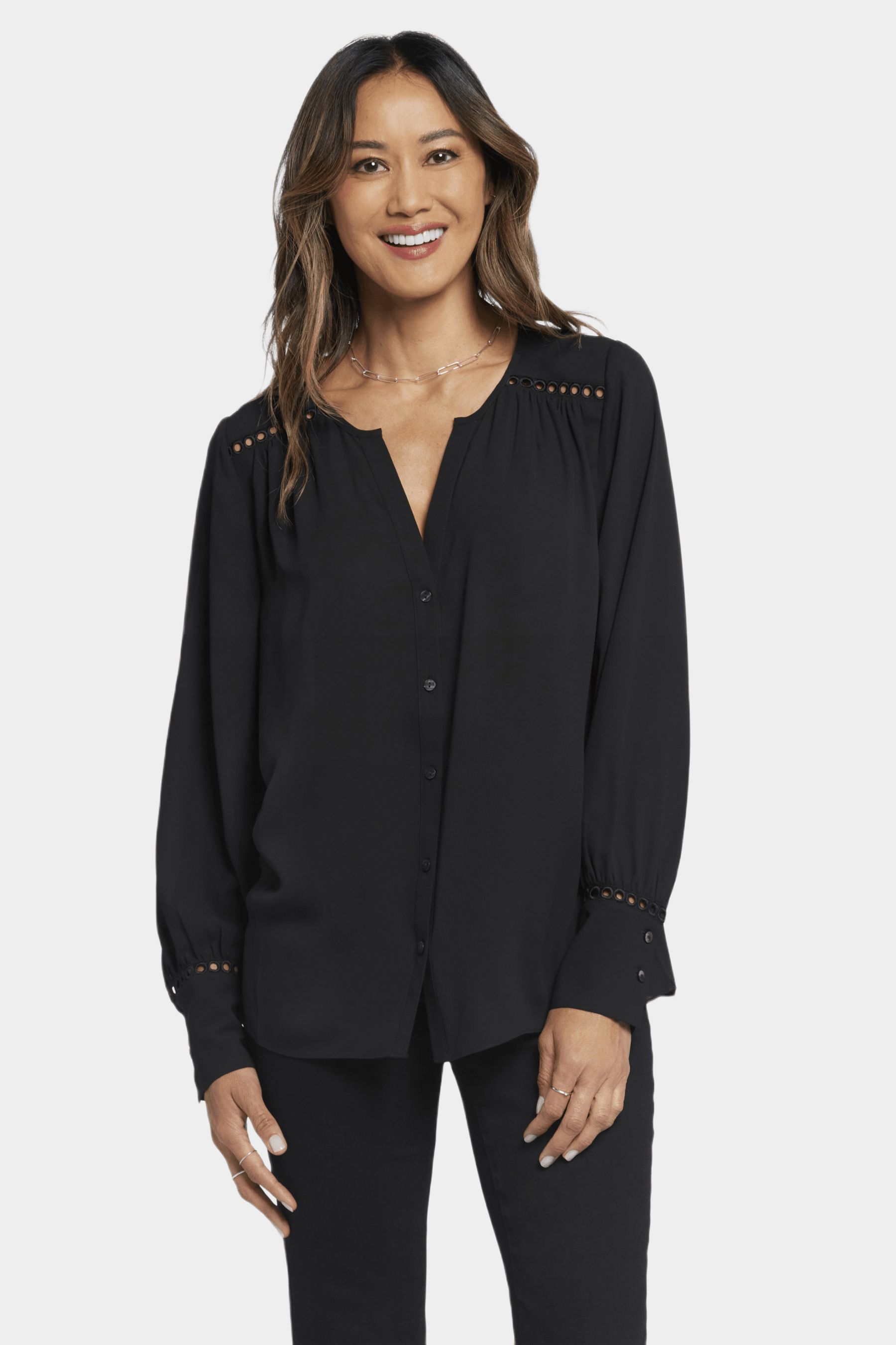 Liliana Lace Peasant Blouse sold by Lord & Taylor