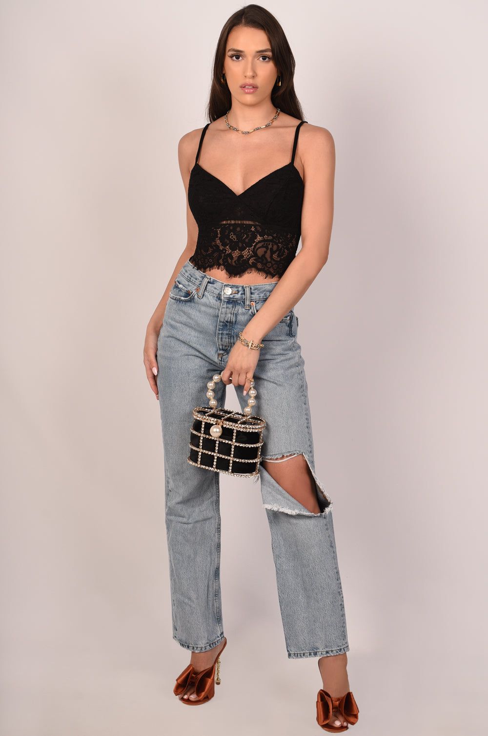 Bianca Black Bustier Top sold by Lord & Taylor product image thumbnail 6