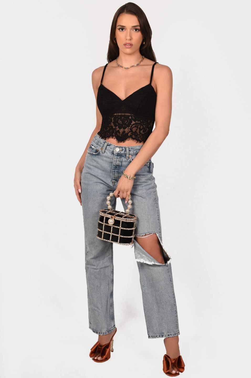 Bianca Black Bustier Top sold by Lord & Taylor product image thumbnail 4