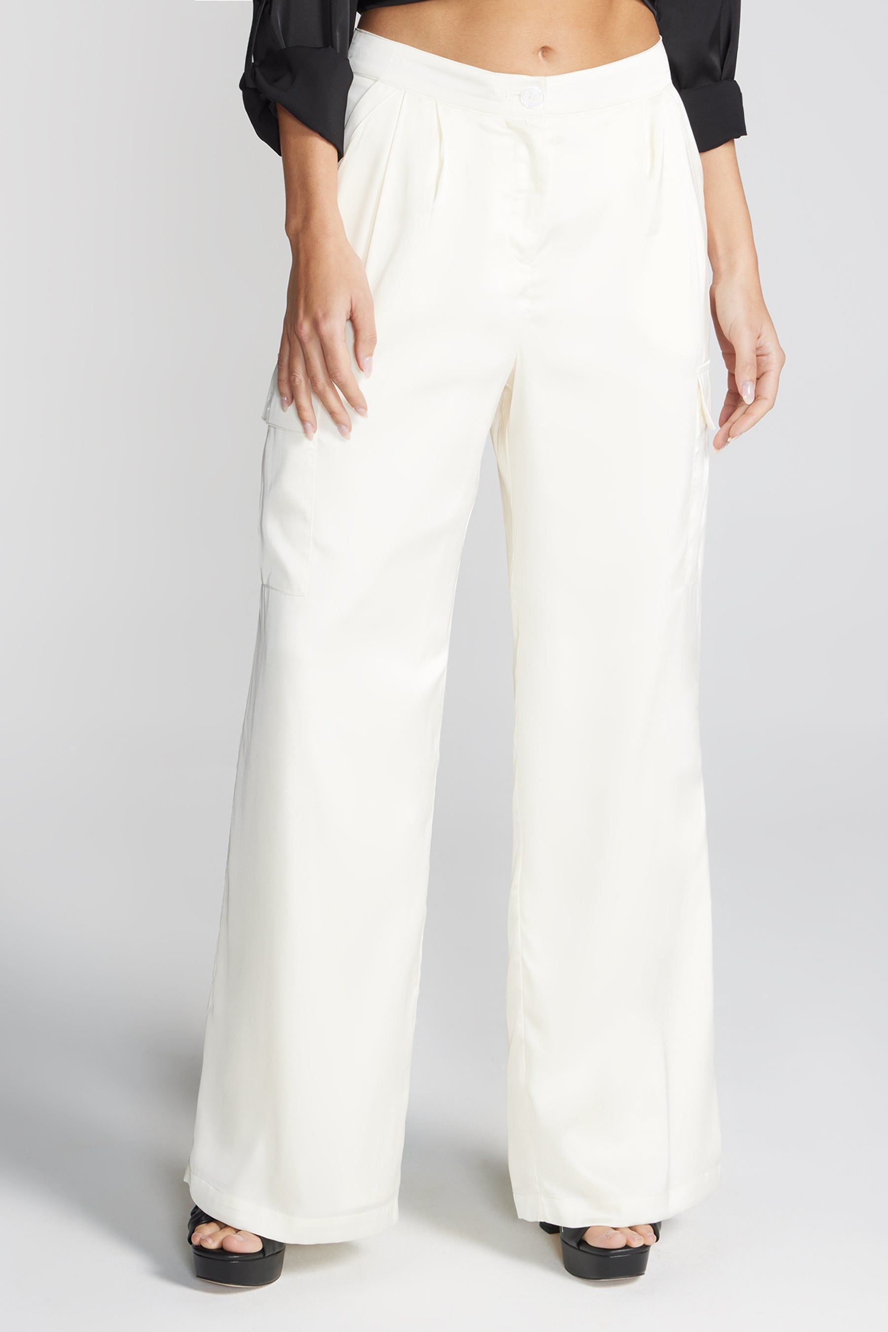 Wide Leg Pant With Cargo Pockets sold by Lord & Taylor product image thumbnail 5