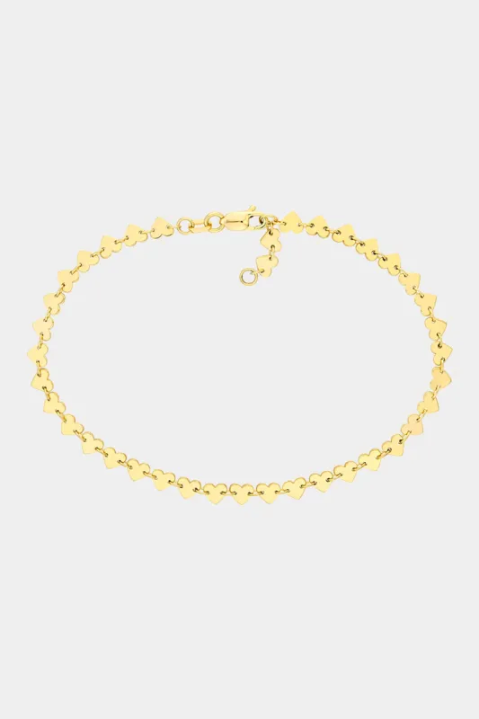 Side By Side Heart Station Adjustable Bracelet sold by Lord & Taylor