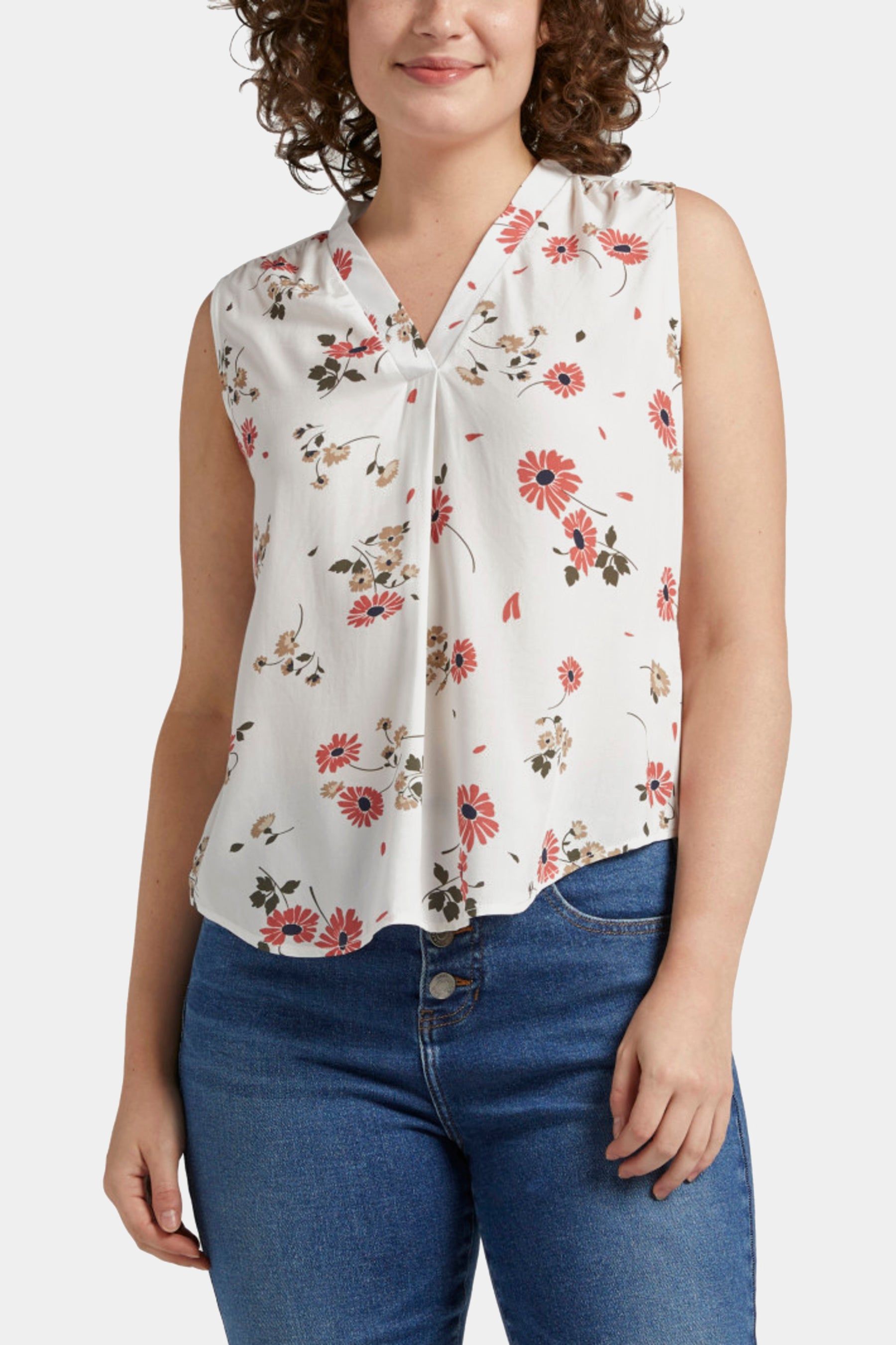 Sleeveless V-Neck Blouse sold by Lord & Taylor