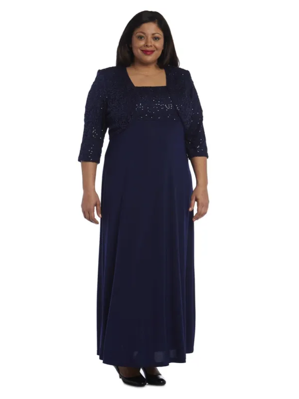 Column Dress and Bolero Jacket Set with Embellishments sold by Lord & Taylor