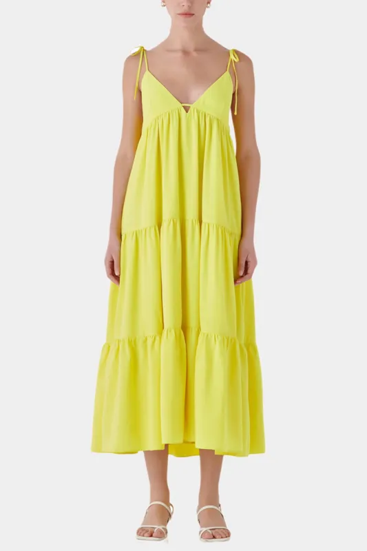 Spaghetti Tie Maxi Dress sold by Lord & Taylor
