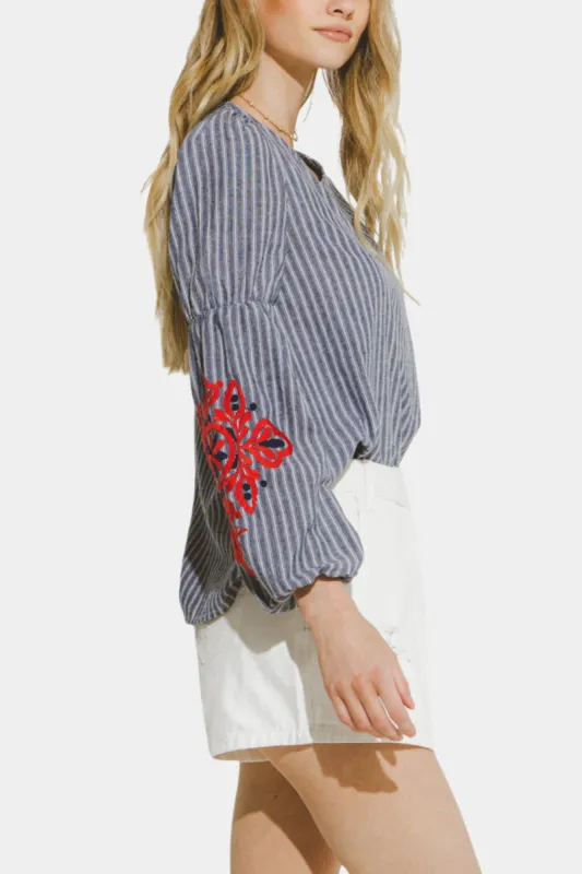 Striped Long Sleeve Tunic sold by Lord & Taylor