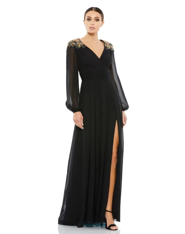 Long Sleeve Gown sold by Lord & Taylor