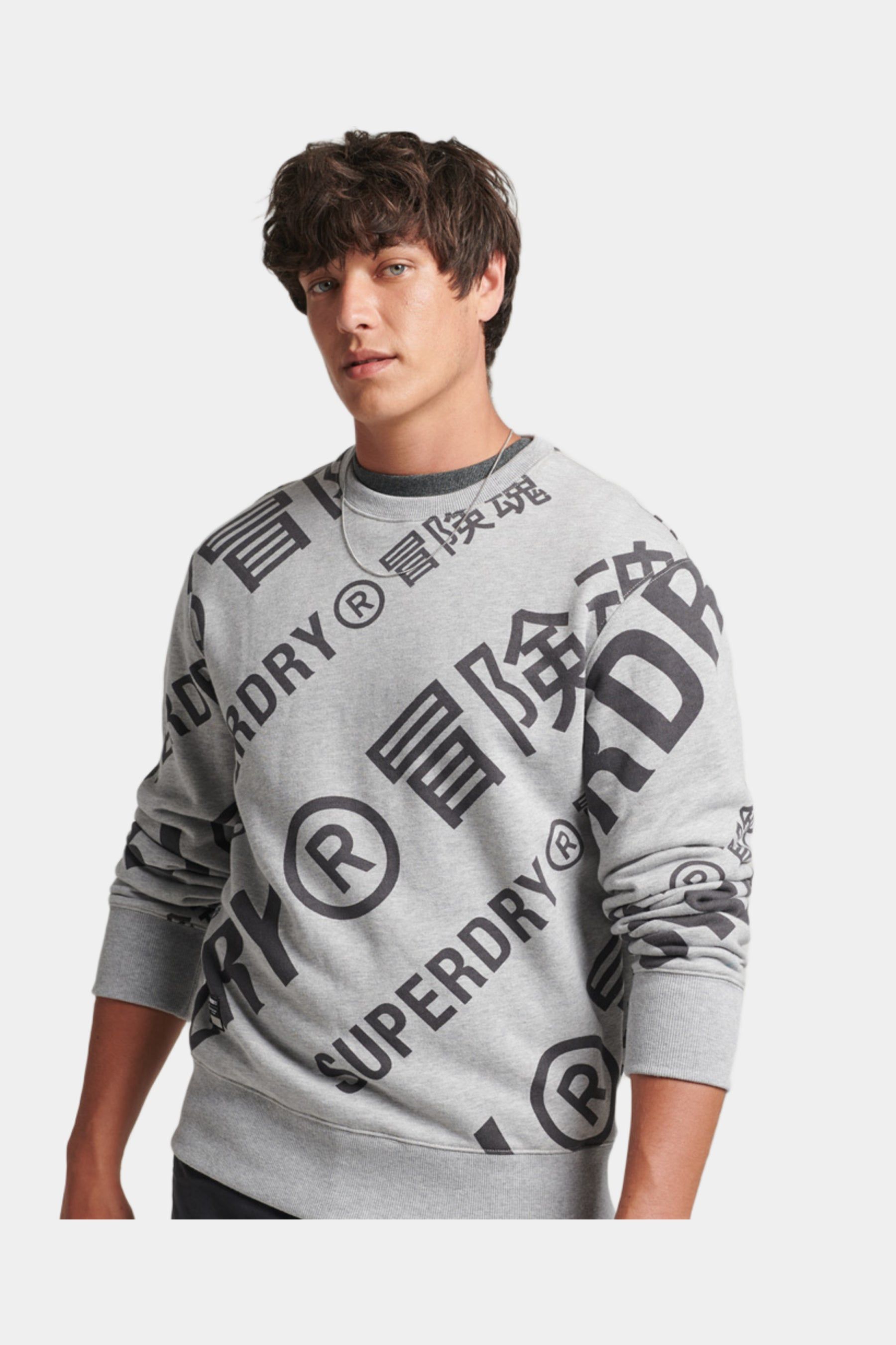 Code CL AOP Crew Sweatshirt sold by Lord & Taylor